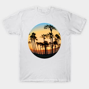 Golden Sunset at California Beach T-Shirt